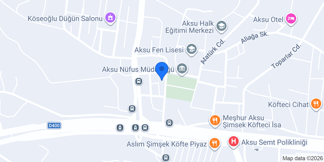 AKSU PASTANESİ konumu