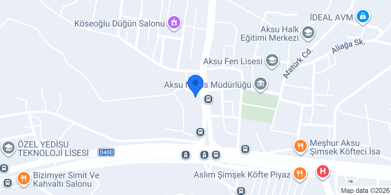Aksu May İşitme Cİhazları konumu