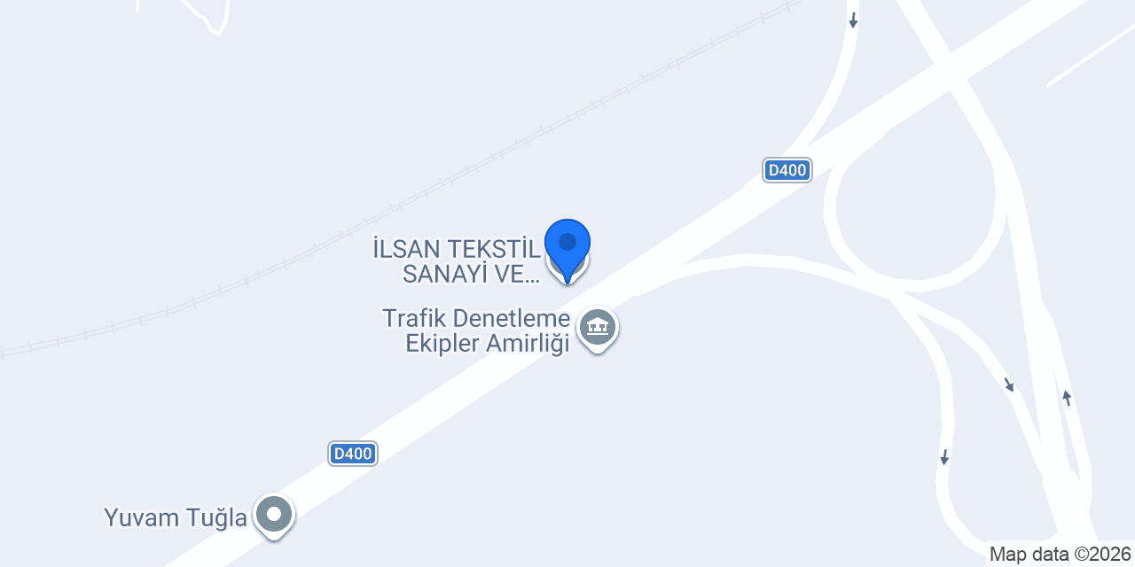 İLSAN TEKSTİL SANAYİ VE TİCARET A.Ş. konumu