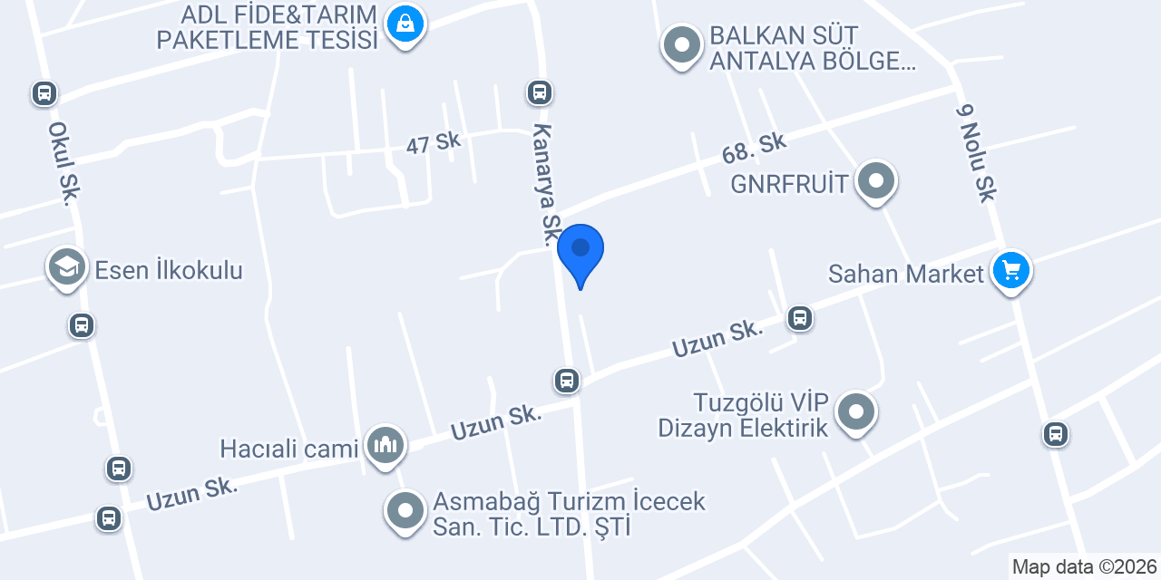 SDR EDT GIDA TEDARİK konumu