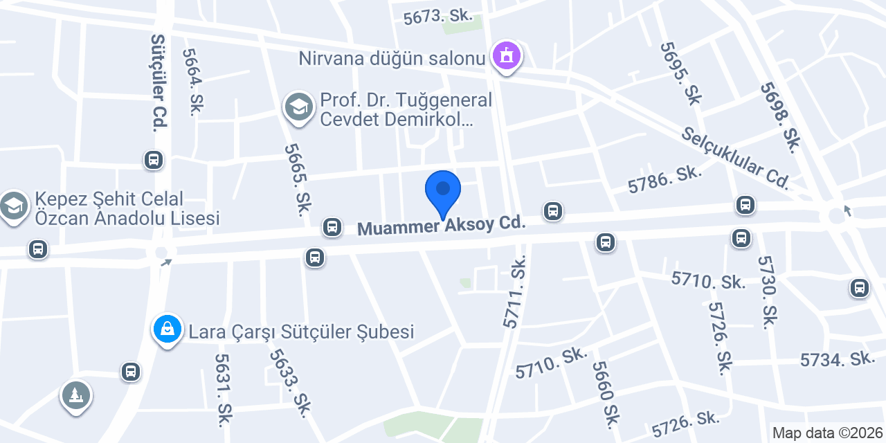 Konyevi Etli Ekmek konumu