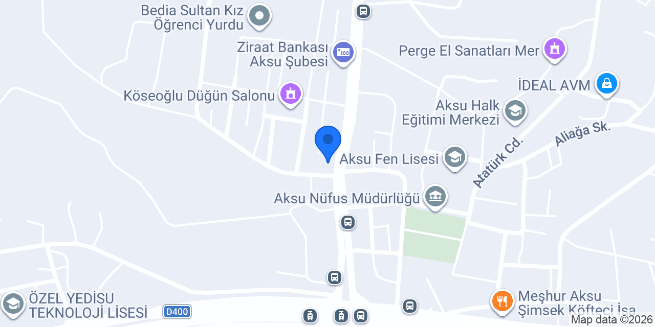 Domino's Pizza Antalya Aksu konumu