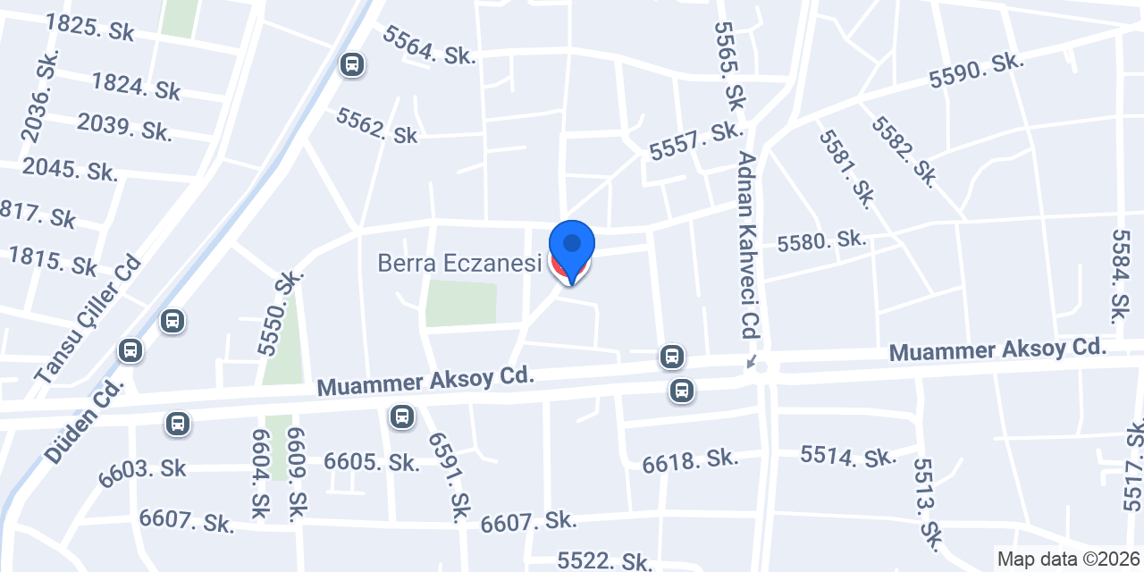 Berra Eczanesi konumu