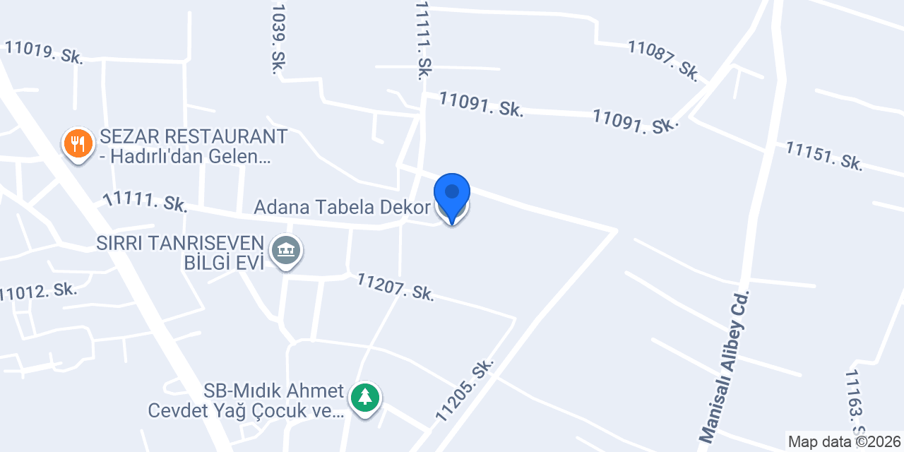 Adana Tabela Dekor konumu