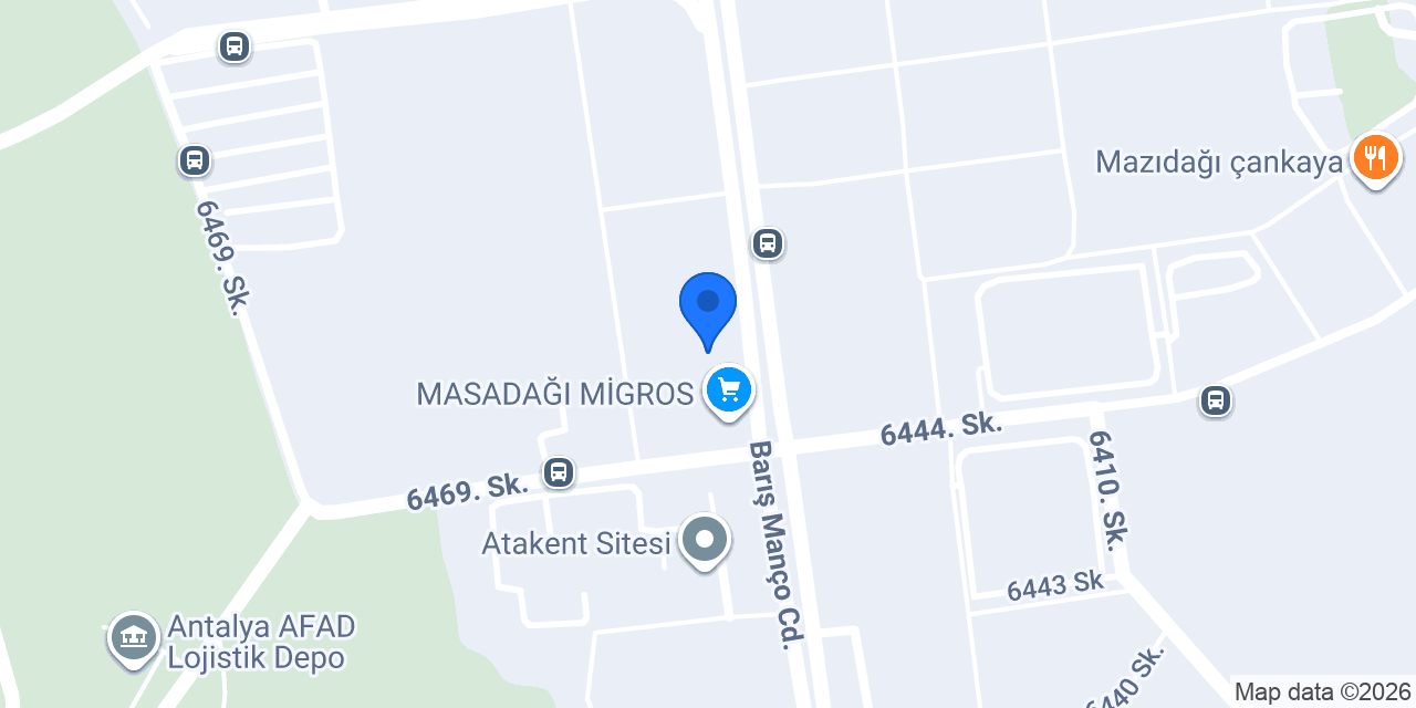 Pasaport Pizza Kepez Çankaya konumu