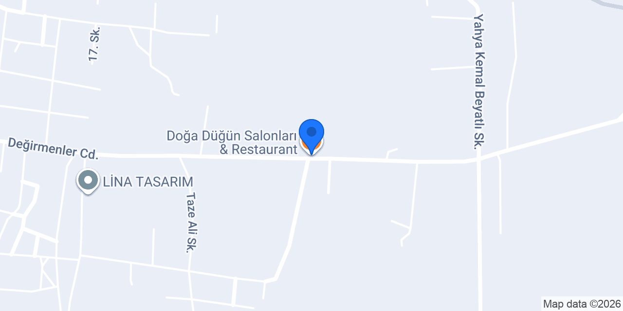 Doğa Düğün Salonları & Restaurant konumu