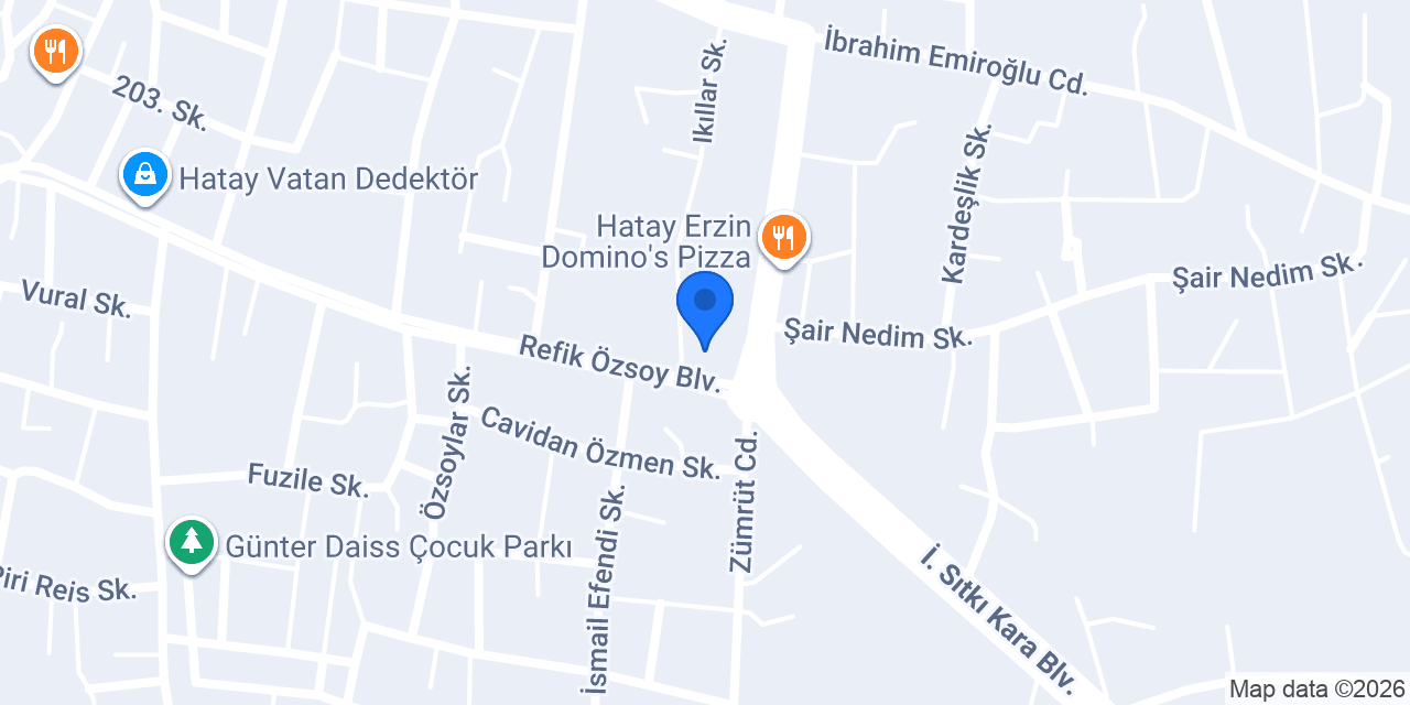 Erzin Hürriyet Ortaokulu konumu