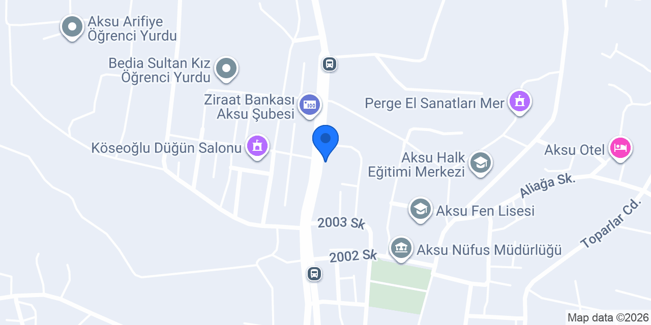 Anılşen market konumu