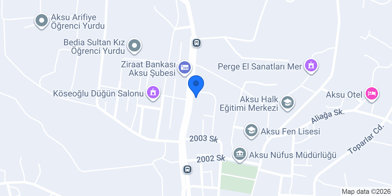 Diyetisyen Tuğçe Şekeroğlu konumu