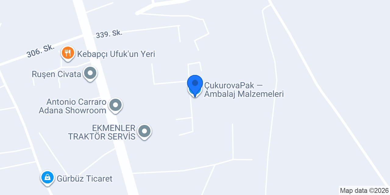 ÇukurovaPak — Ambalaj Malzemeleri konumu