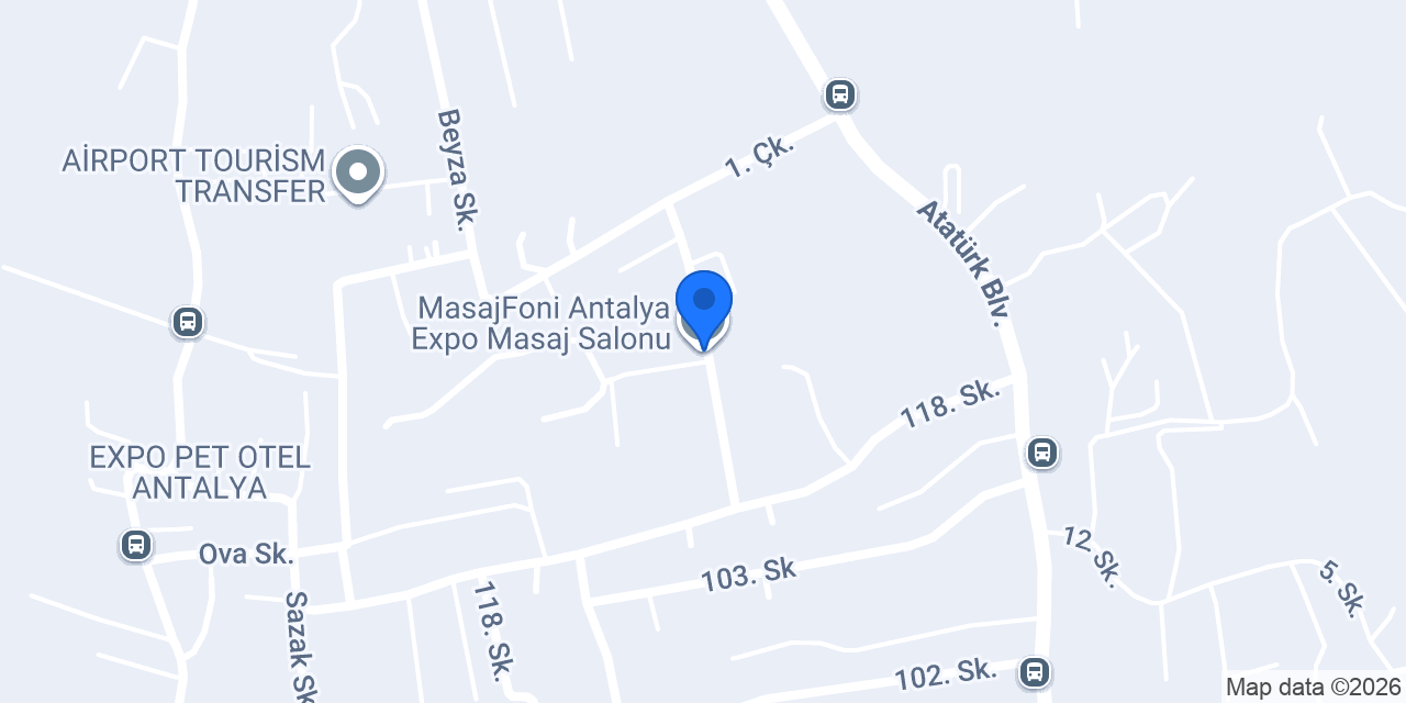 MasajFoni Antalya Expo Masaj Salonu konumu