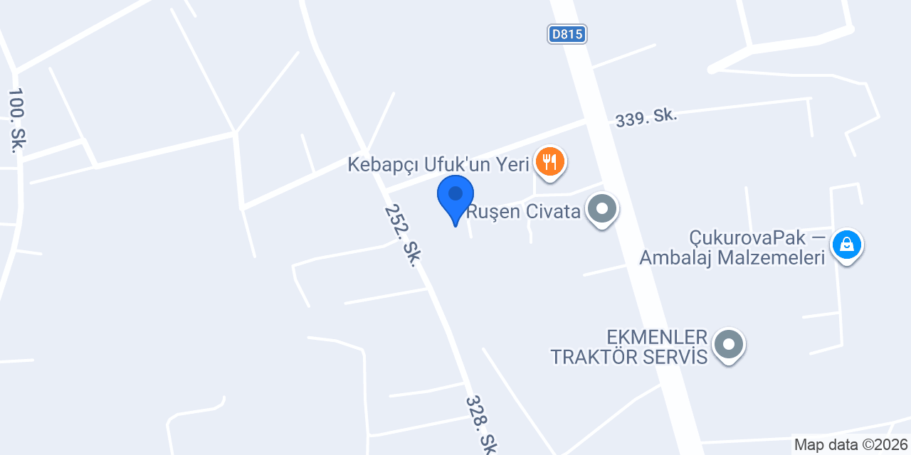 Yeniyaka Tedarik A.Ş. konumu
