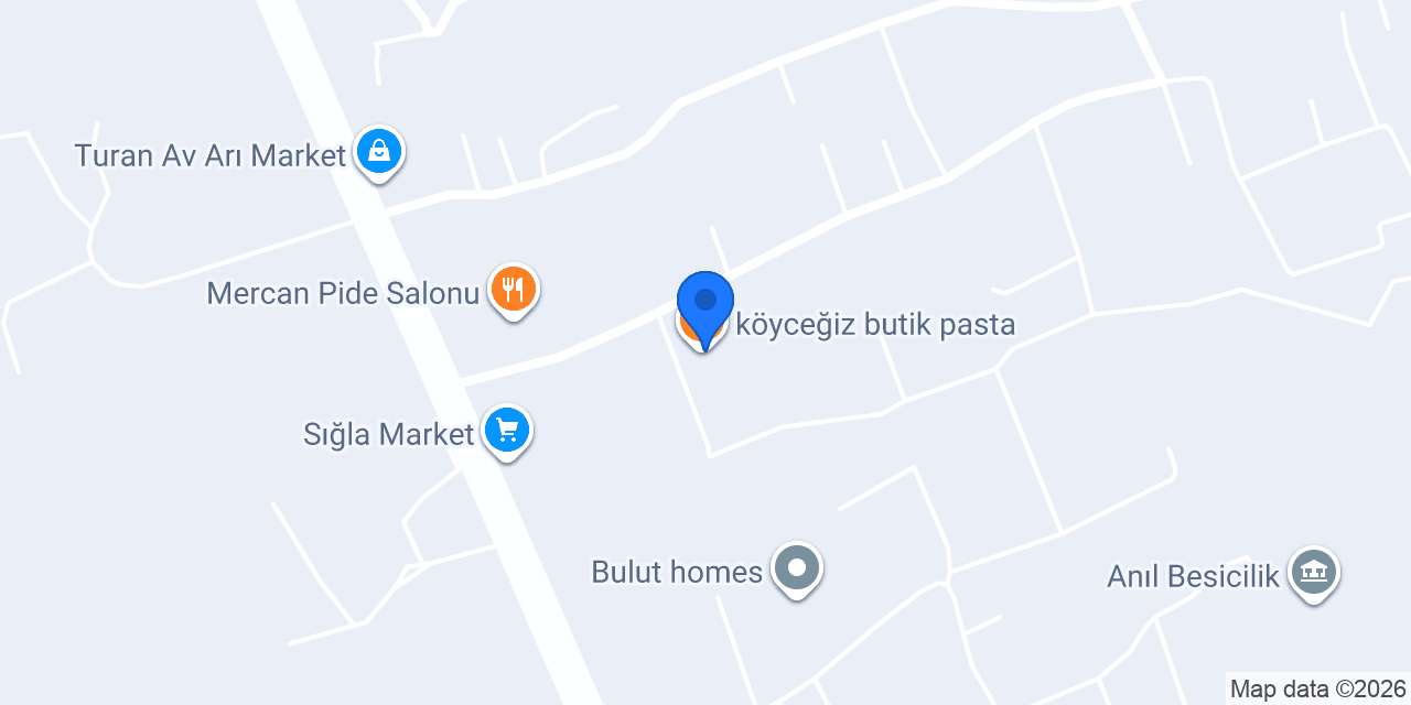 köyceğiz butik pasta konumu