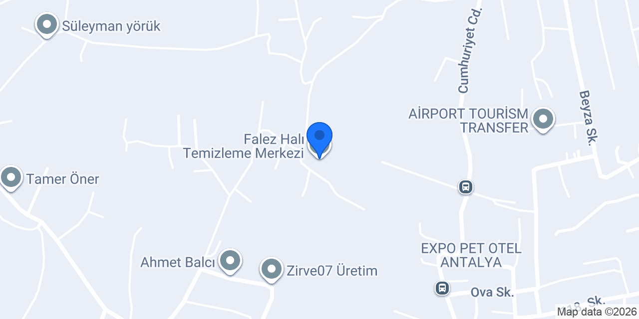 Falez Halı Temizleme Merkezi konumu