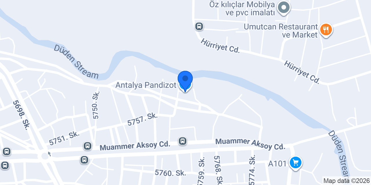 Antalya Pandizot konumu
