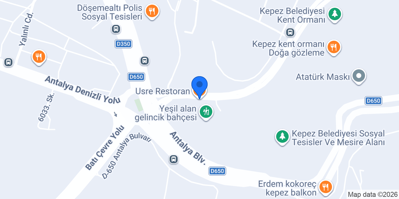 Usre Restoran konumu