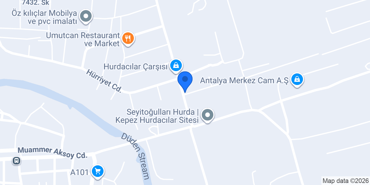 Zey-Ta Endüstriyel Mutfak Ekipmanları konumu