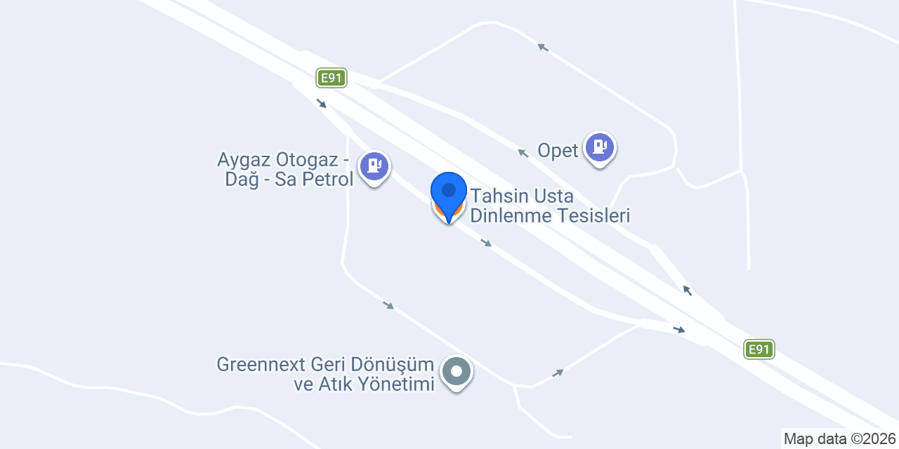 Tahsin Usta Dinlenme Tesisleri konumu