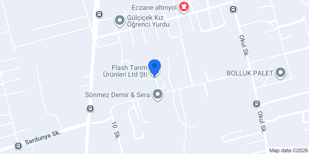 Flash Tarım Ürünleri Ltd Şti. konumu