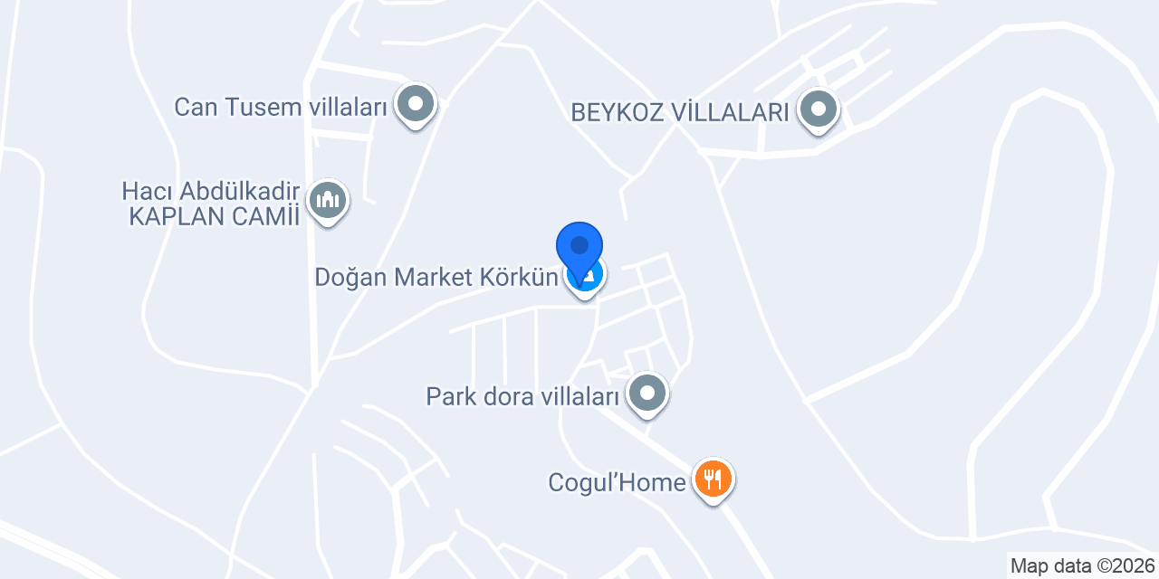 Doğan Fast Food Cafe konumu