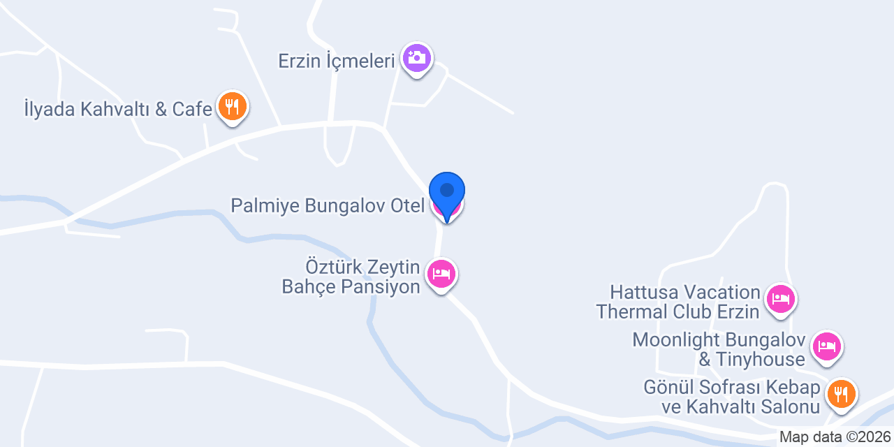 Palmiye Bungalov Otel konumu