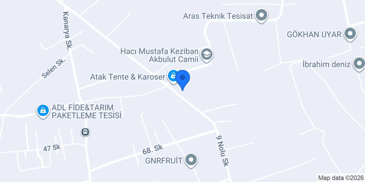 BORTECH TARIM A.Ş. ( BORTECH AGRICALTURE INC. ) konumu