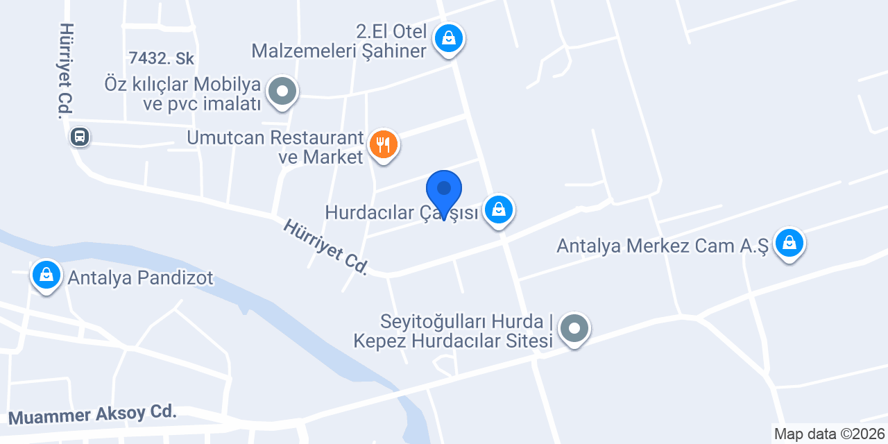 Deniz Mutfak Ekipmanları konumu