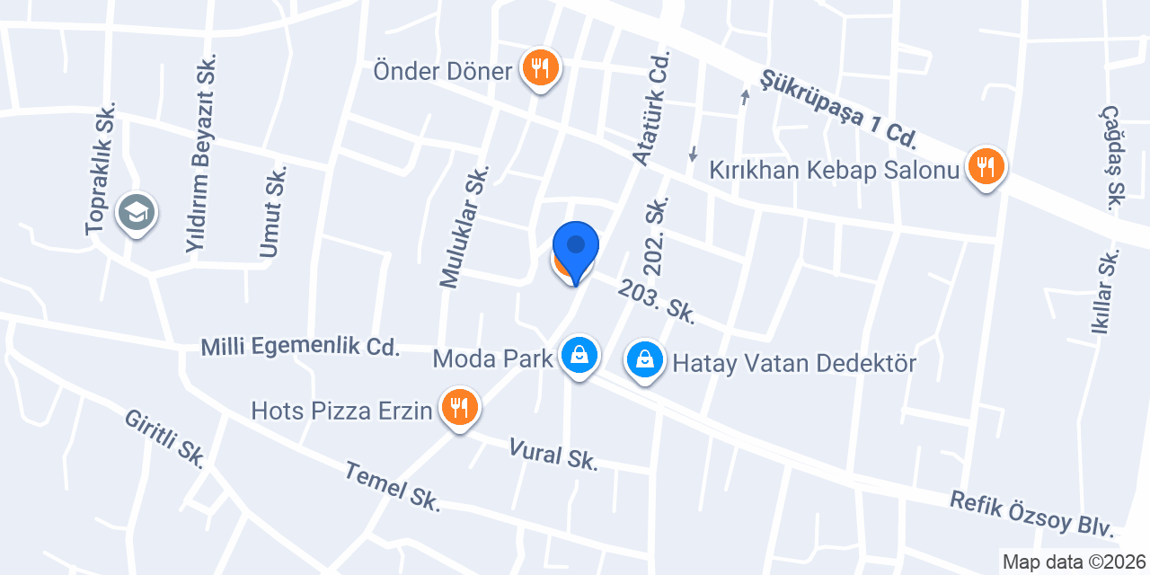 Canatar Unlu Mamulleri konumu