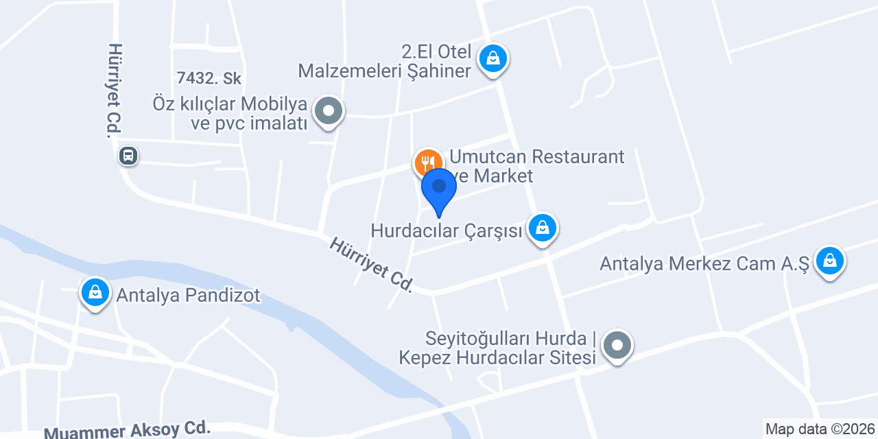 Antalya Hurda-Emin Ticaret konumu
