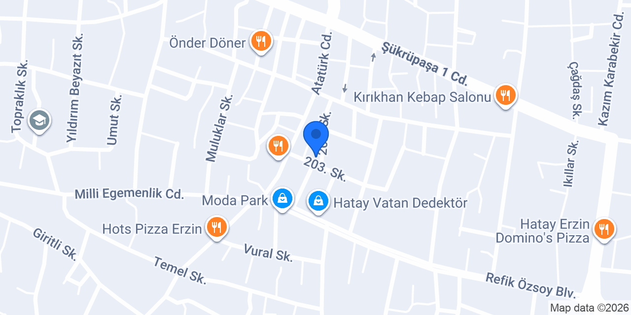 Moda Evi konumu