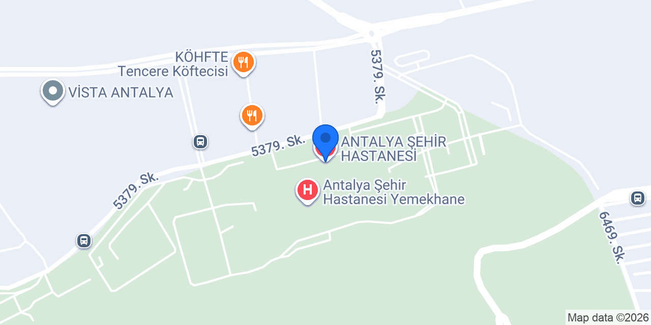 ANTALYA ŞEHİR HASTANESİ konumu