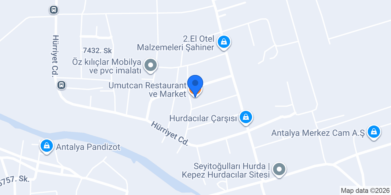 Umutcan Restaurant ve Market konumu