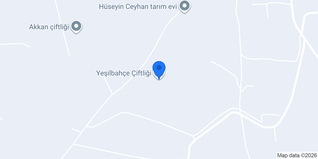 Yeşilbahçe Çiftliği konumu