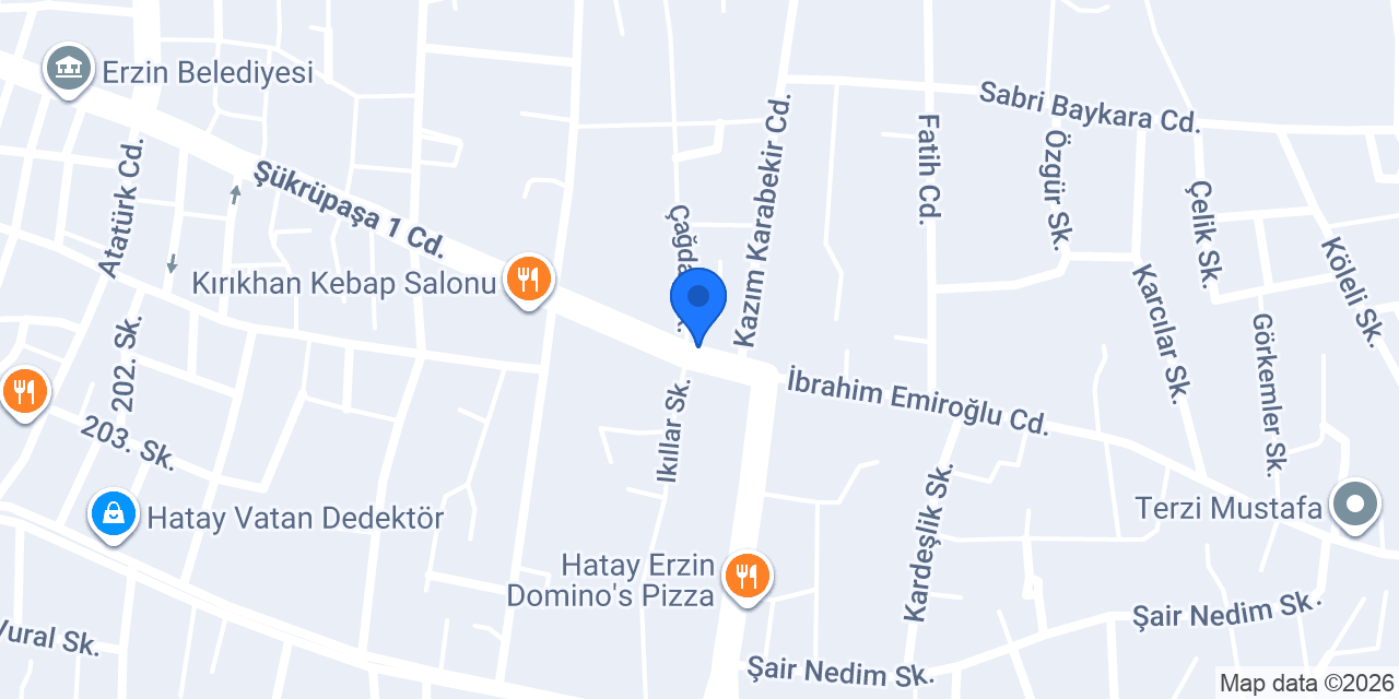 Erdemler unlu mamulleri konumu