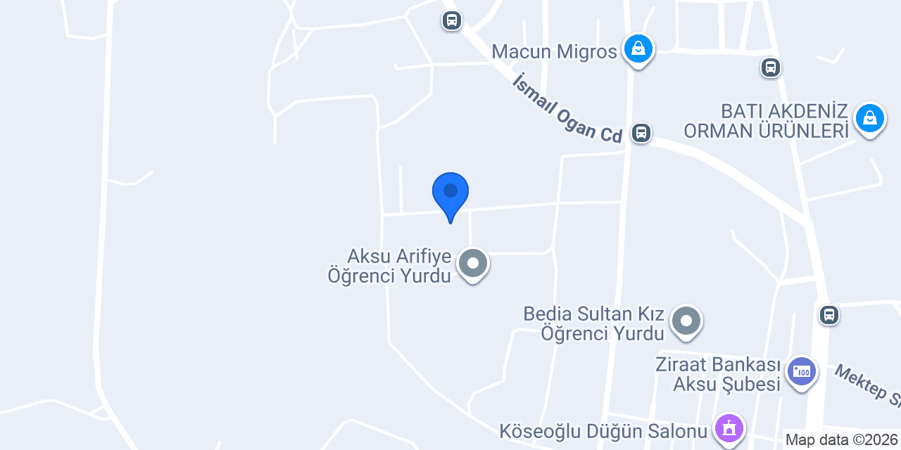 Aksu İlçe Müftülüğü konumu