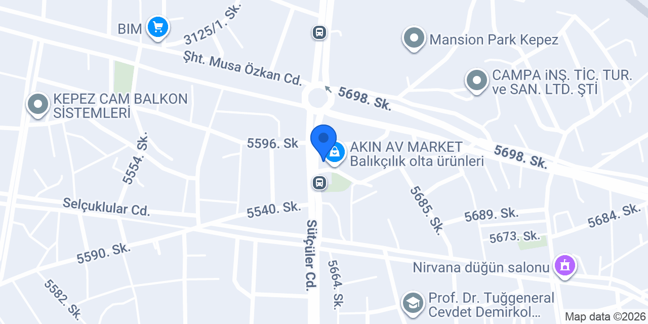 Dondurmacı Ali Usta konumu