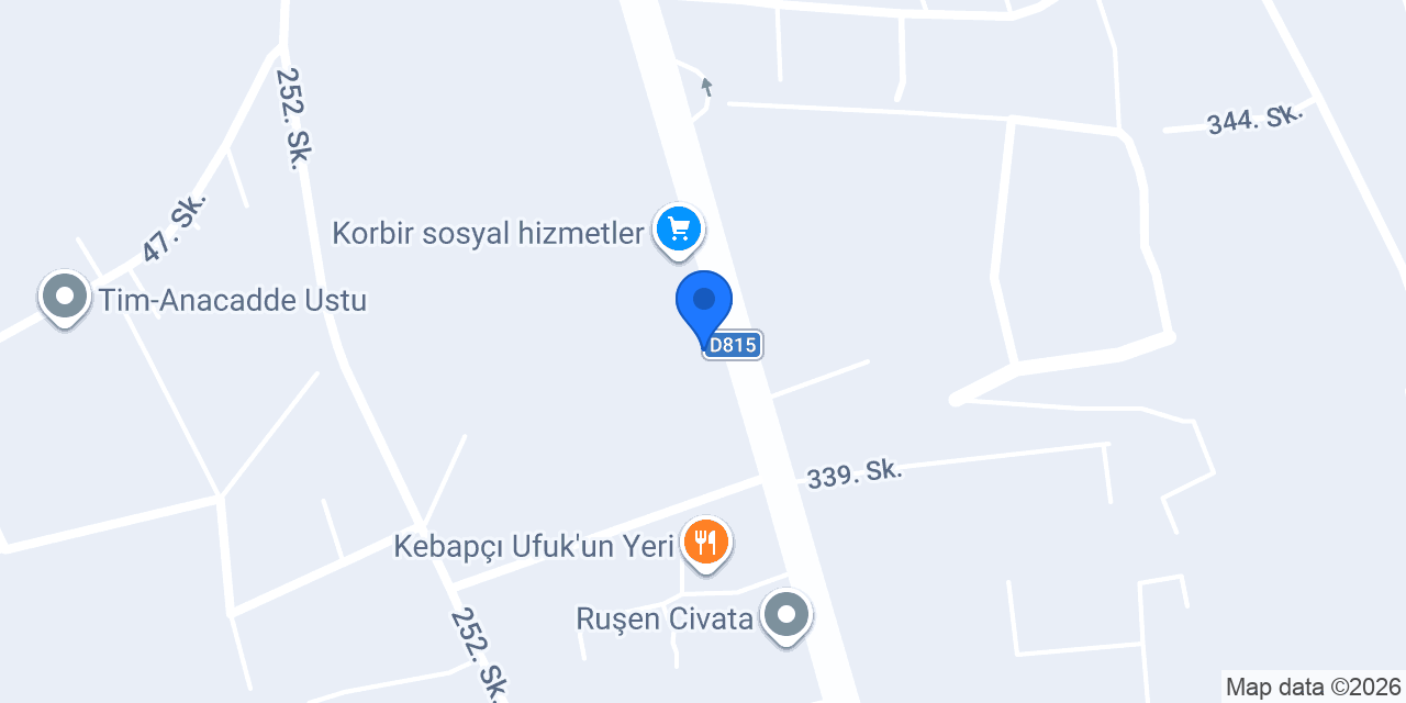 Köymen Otomotiv konumu