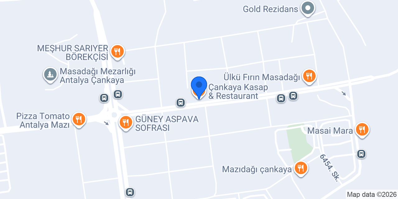 Çankaya Kasap & Restaurant konumu