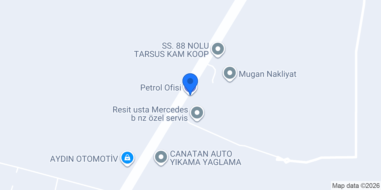 Petrol Ofisi konumu