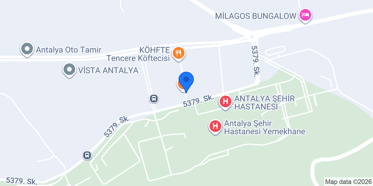 Tezgah Burger Şehir hastanesi konumu