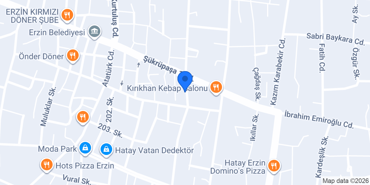 Çetiner Emlak konumu