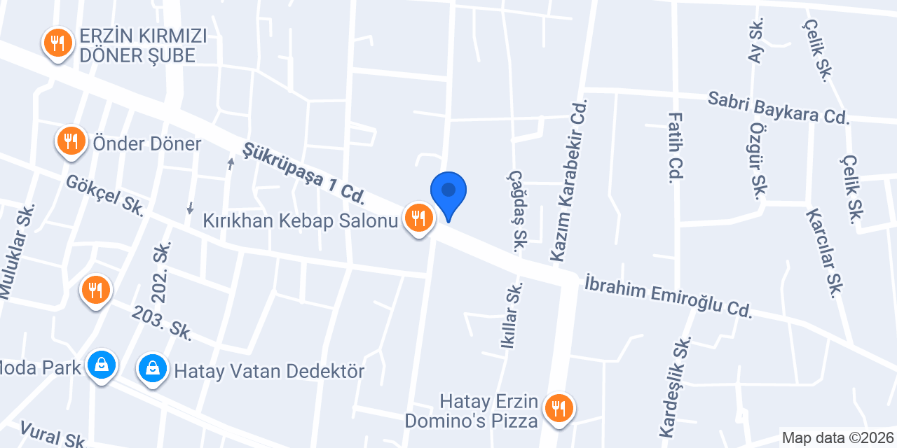 Erzin Ortaokulu konumu