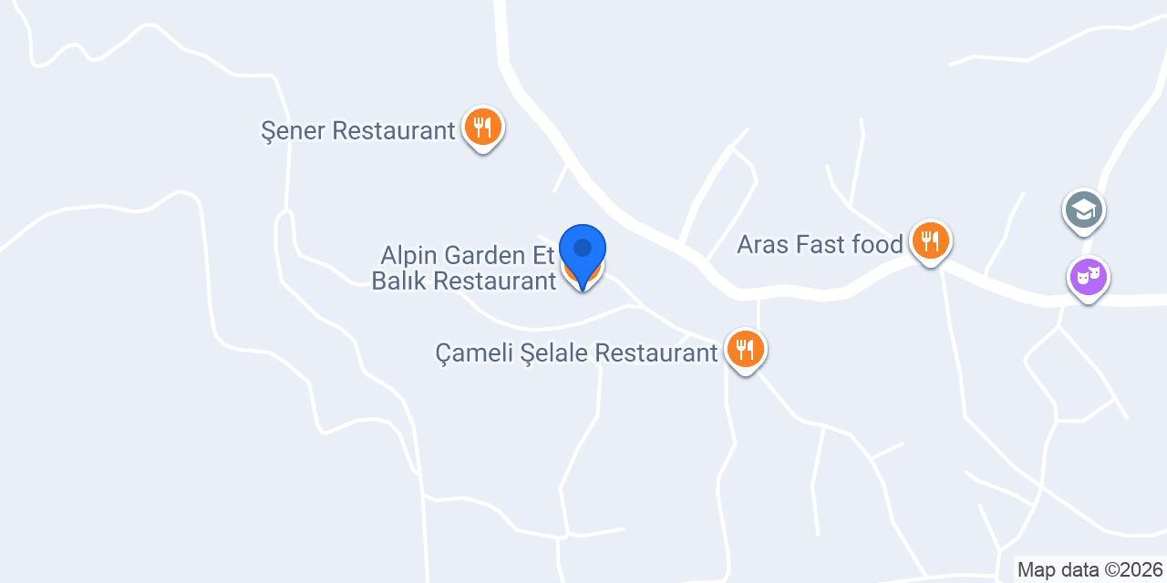Alpin Garden Et Balık Restaurant konumu