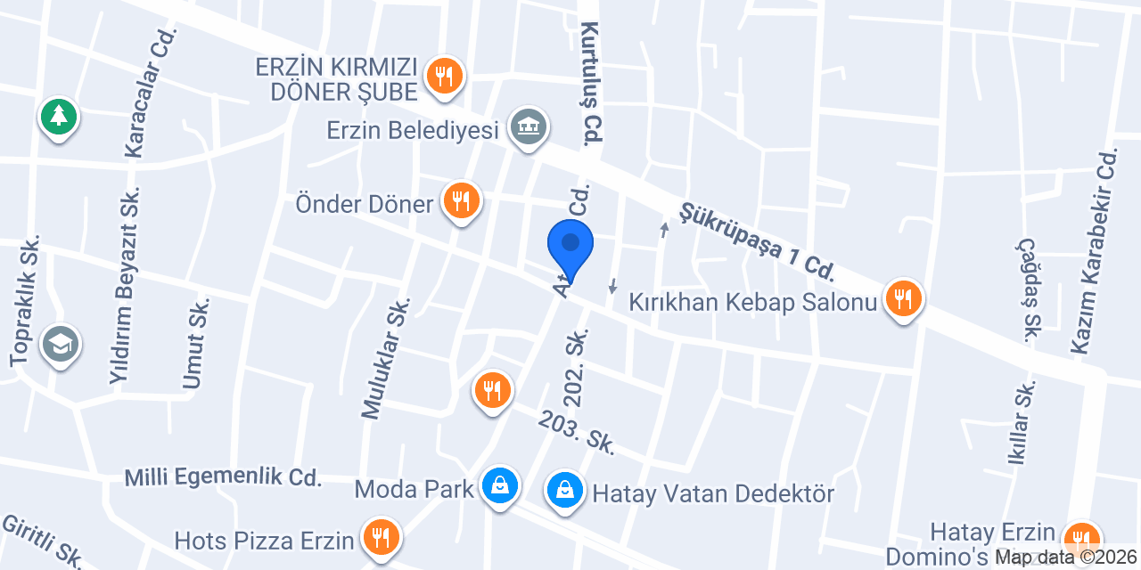 ERZİNLİ İNŞAAT konumu