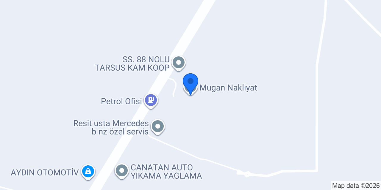 Mugan Nakliyat konumu