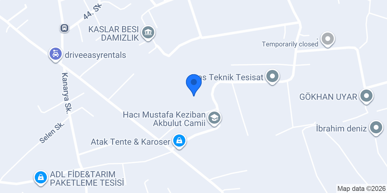 Seferoğlu Metal Antalya konumu