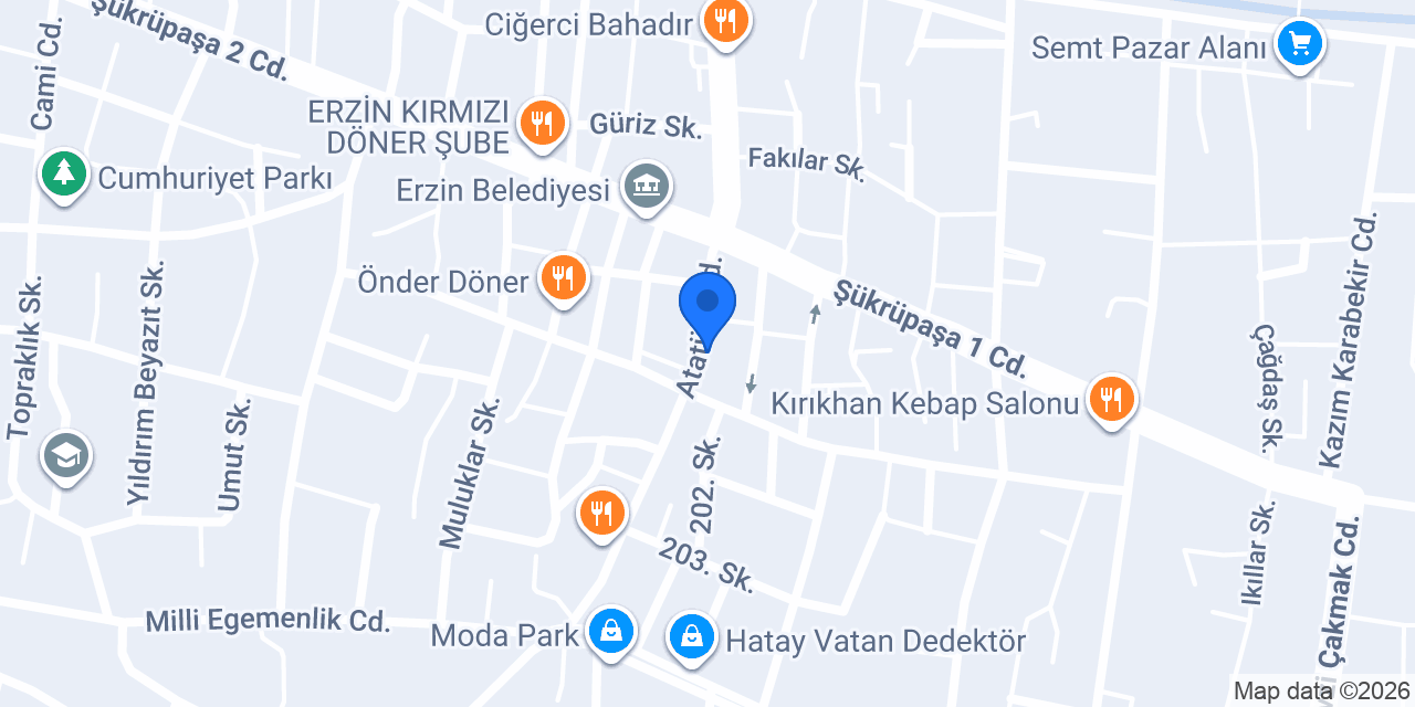 OSES ÇİĞ KÖFTE konumu