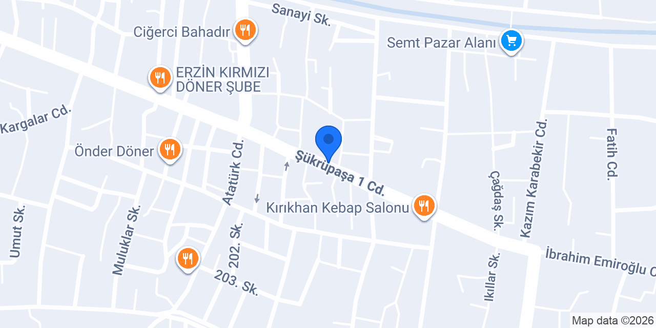 Hatay tadım döner erzin konumu