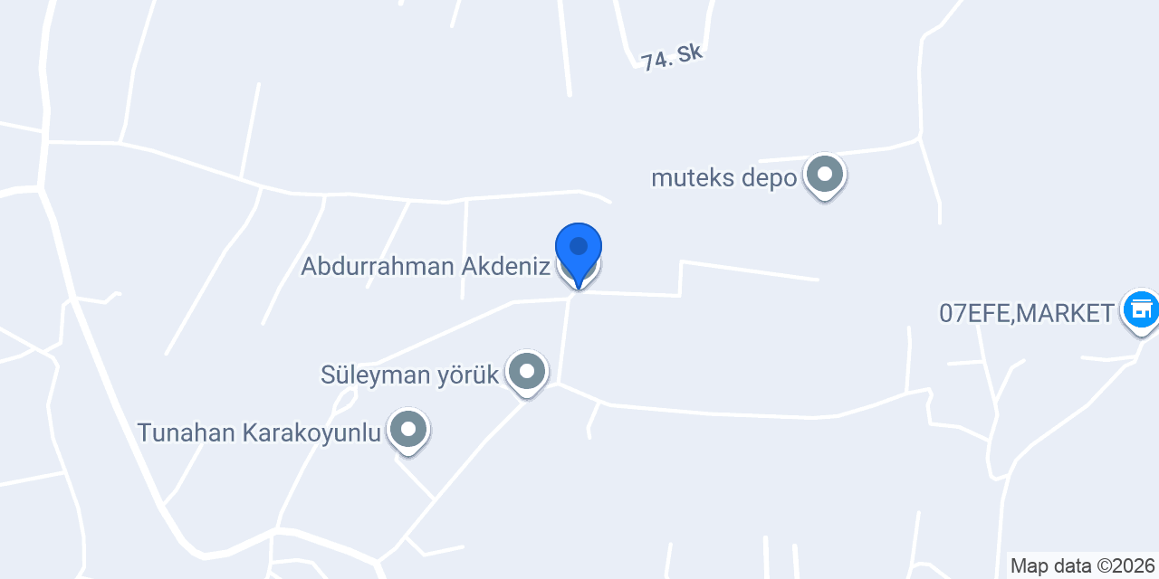 Abdurrahman Akdeniz konumu