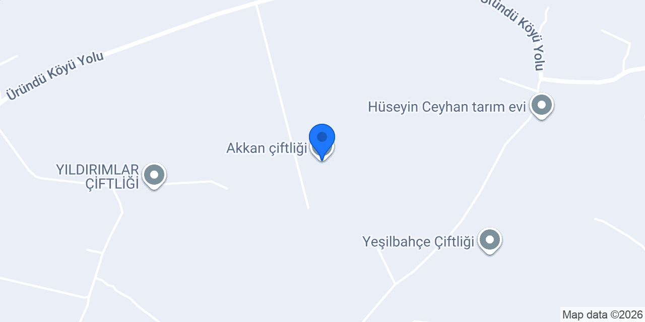 Akkan çiftliği konumu